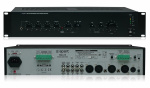Микшер-усилитель, 125 Вт 100 - 70 - 50 В, доп. выход 8 Ом, 3 микрофонных входа, 1 микрофонный/линейный вход, входы AUX/CD/TUNER (селективный), Аварийный / телефонный вход, выход предварительного и вход оконечного усилителя, линейный выход