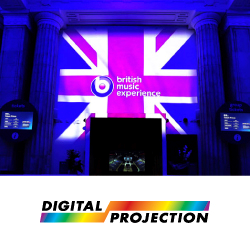 Digital Projection на главной сцене The British Music Experience вместе с величайшими музыкантами