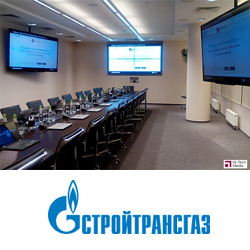 Комплекс мультимедийного оборудования переговорной комнаты ЗАО «СТГ»