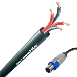 Спикерный кабель 4x2,5мм.кв., разъём металлический Speakon 50A, 5м