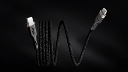 Кабель USB-C в USB-C для зарядки, 240Вт, 1м, с магнитящейся оболочкой