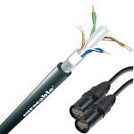 Патч-корд кабель CAT6 S-UTP, разъём Ethercon 5 black, 5м