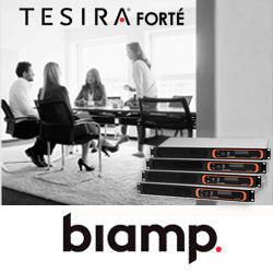 Начало отгрузки Biamp TesiraFORTÉ  VT и VT4