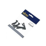 Металлическая клипса-прищепка для петличного микрофона MU-55, чёрного цвета