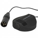 Настольный кардиоидный конденсаторный микрофон. Интегральная PPA, 3M терминированный кабель с male 3 Pin XLR. Цвет черный