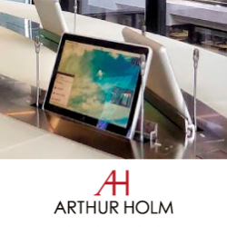 Мониторы Arthur Holm подчеркивают стиль и стремление  компании BBVA  к инновациям