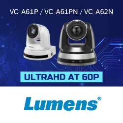 Lumens выпустила обновления для своих самых продаваемых 4K PTZ-камер