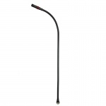 Кардиоидный конденсаторный микрофон на гибкой стойке типа «гусиная шея», яркое LED кольцо, открытый выход M10 Stud. Длина 500 мм. Цвет черный