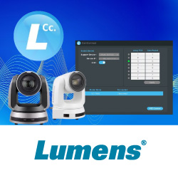 Lumens CamConnect – синхронизируйте микрофонные массивы и PTZ камеры