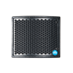 Компактный четырехдюймовый коаксиальный двухполосный громкоговоритель пассивного типа, цвет черный