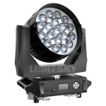 Светодиодная «вращающаяся голова» Wash 19X40Вт 4-в-1 RGBW Osram светодиодов, угол раскрытия луча 5°-55°. Управление по: DMX512, RDM