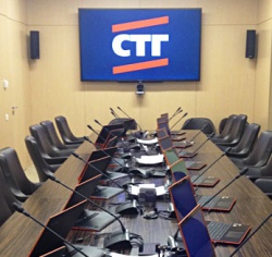 Комплекс мультимедийного оборудования зала заседаний ОАО «Стройтрансгаз»