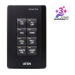 8-кнопочный контроллер управления (стандарт US, 1 Gang,  цвет черный) 