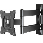 Кронштейн для дисплея 17"-43" наклонно-поворотный, чёрный
