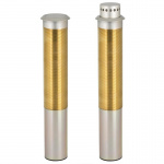 Моторизованный, выдвижной всенаправленный конденсаторный микрофон. Цвет никелеый