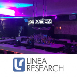 Два усилителя Linea Research для озвучивания клуба Bacchus на 500 мест