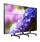 Видеостена 3х3 из панелей LG 55VL5F, 165", шов 3,5 мм; мобильная напольная стойка
