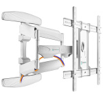 Кронштейн для дисплея 40"-75" наклонно-поворотный, белый