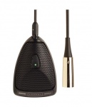 Плоский настольный микрофон со светодиодным индикатором, кардиоидная ДН, кабель с XLR, черный цвет