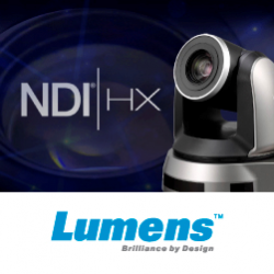 Поворотная камера Lumens c NDI на борту доступна для заказа в Хай-Тек Медиа
