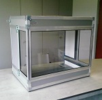 Настольная кабина для одного переводчика (ширина столешницы 80 см)