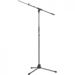 Микрофонная подставка, трипод, телескопическая. Цвет черный. 93-163см.  
