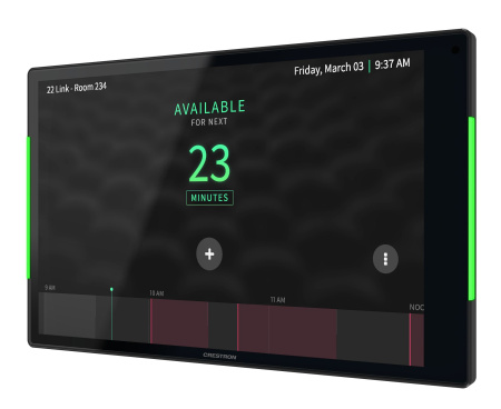 Сенсорная панель бронирования помещений 10,1", черная