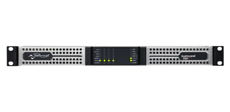4-канальный инсталляционный усилитель с DSP+. Поддерживает 2–8 Ом, линии 70/100 В и удалённое управление
