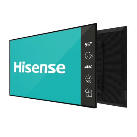 Информационный дисплей Hisense 55" 55DM66D, разрешение   3840 x 2160, яркость 500, Android 11.0