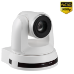 Поворотная FullHD камера для конференций, 1080p/60, 20х оптический zoom, 1/2,8", выход Component, DVI, 3G-SDI, C-Video, белого цвета
