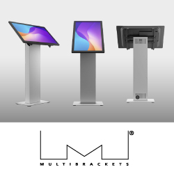 Лаконичные стойки Multibrackets для интерактивного киоска 