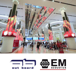 Совместная инсталляция TiMax и EM Acoustics погружает гостей аэропорта Дубая в атмосферу EXPO 