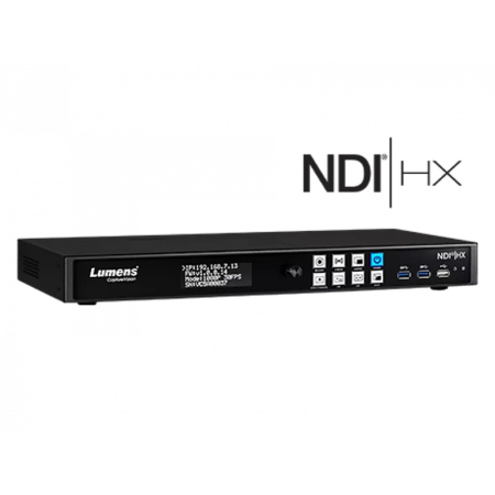 2-канальный рекордер и потоковый медиапроцессор с поддержкой HD NDI HX, 2 Тб, HDMI, SDI, RTSP, USB, поддержка NAS и FTP