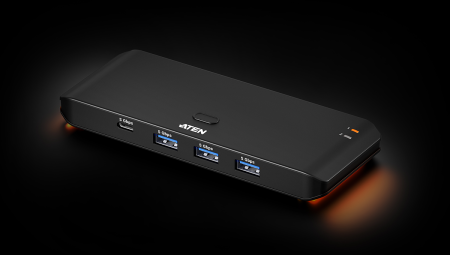 2-портовый USB 3.2 Gen1 коммутатор для совместного использования 4-х периферийных устройств (входные порты тип A и C)