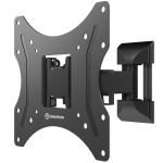 Кронштейн для дисплея 17"-43" наклонно-поворотный, чёрный