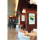 43" Информационная панель, LED LCD IPS, 450 кд/м2, 1920х1080, 1100:1, HDMI, DVI-D, VGA, LAN, USB, RS-232 вход/выход, динамики 7+7 Вт, тонкая рамка 9,5 мм,  без вентилятора, USB/SD Медиа-плеер, разъём для SD-карт; 24/7; Любая позиция установки. Масса 10,5.