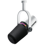 Цифровой кардиоидный динамический микрофон XLR/USB, белый