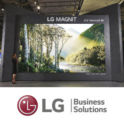 Потрясающий воображение 272-дюймовый дисплей 8K LG Micro LED дебютировал на ISE