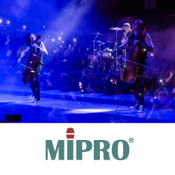 Персональный мониторинг MIPRO на концерте «Мировые рок-хиты на виолончелях» группы Rockcellos