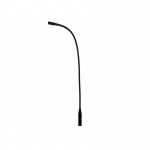 Кардиоидный конденсаторный микрофон на гибкой стойке типа «гусиная шея», с RF-защитой, разъем 3 Pin Male XLR. Длина 580 мм. Цвет черный