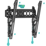 Кронштейн для дисплея 32"-70" наклонный, чёрный