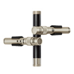 Подобранная стерео пара студийных конденсаторных инструментальных микрофонов с кейсом