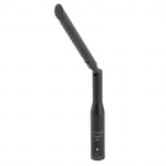 Узкий гиперкардиоидный конденсаторный микрофон на стойке с шарнирным соединением, 3-штырьковый XLR-разъем "папа". RF-защита. Длина 262 мм. Цвет черный