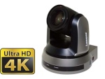 Поворотная камера ультра высокого разрешения 4K Ultra HD, 12х оптический zoom, 1/2,3", выход HDMI и HDBaseT, скорость вращения 300°, Цвет черный