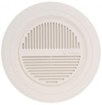 Потолочный громкоговоритель,  9/6 Вт, 100В, круглый, пластик.решетка, на защелках