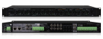 Стерео предусилитель / микшер, 4 линейных стереовхода, 5 микрофонных / линейных входов, 2 зоны стереовыхода, монтаж в 19-дюймовую стойку 1U, черный 