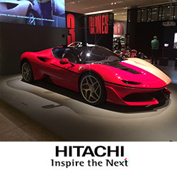 Проекторы Hitachi проиллюстрировали историю Ferrari в лондонском Музее дизайна
