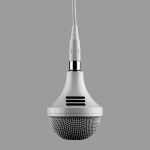 Трехэлементный подвесной микрофонный массив, белый цвет