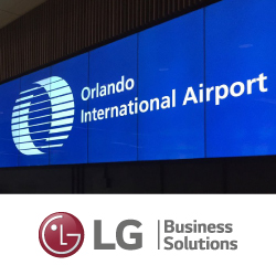 Видеостена из 700 дисплеев LG встречает гостей в аэропорту Орландо
