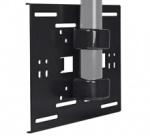 SYSTEM 2 - Крепление для тяжелой плазменной или ЖК-панели массой до 70 кг, для штанги диаметром 50 мм, цвет серебристый